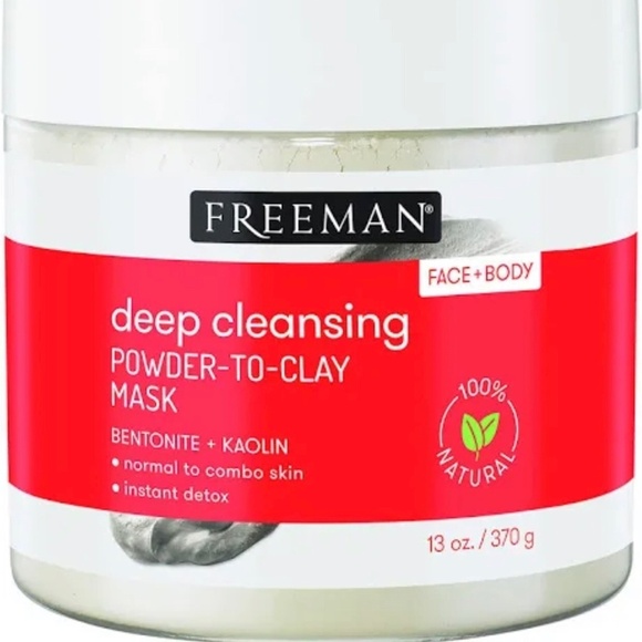 Freeman Bentonite and Kaolin Powder to Clay‎ Face and Body Mask 13oz new - Picture 9 of 10